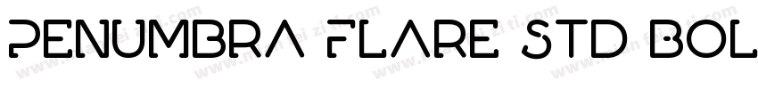 Penumbra Flare Std Bold Regular字体转换
